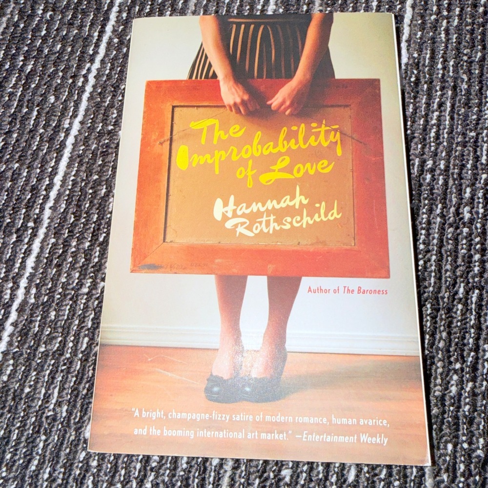 Vintage Books The Improbability of Love Hannah Rothschild Paperback Satire